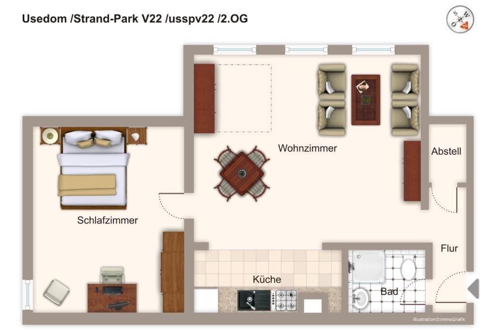 Strand-Park Strand-Park V22 Ostseebad Heringsdorf Exterior foto